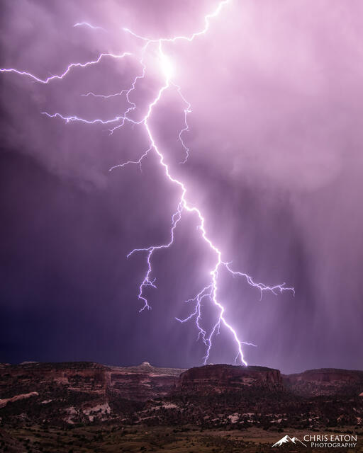 Big Strike Over Colorado National Monument