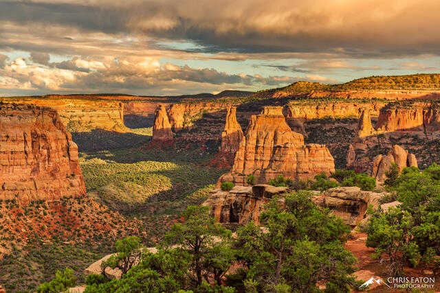 Last Light on Monument Canyon