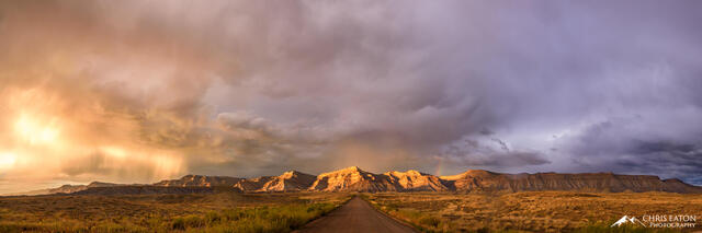 Twilight and Sunset Clash Over the Book Cliffs II