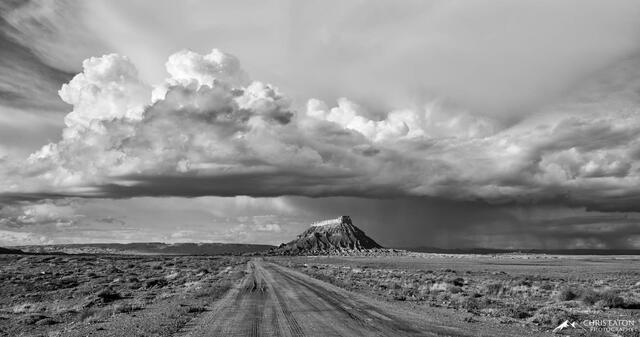 Lonely Road to Factory Butte
