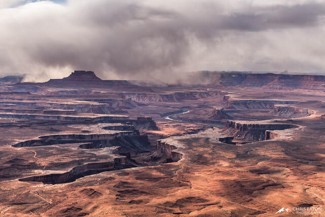 Winter Storm Over the Green River IV