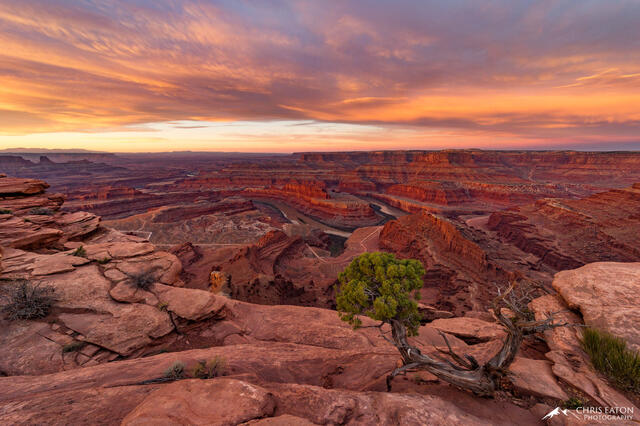 Fire in the Sky Over Dead Horse Point