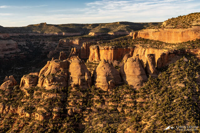 Colorado National Monument, Kayenta Formation, Monument Canyon, Wingate Sandstone, coke ovens, geology, sunrise