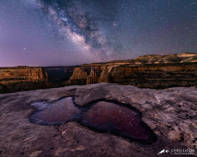 The Milky Way in a Puddle