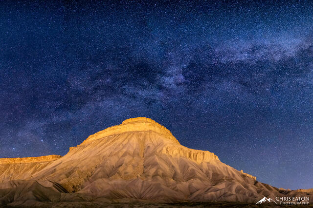 Book Cliffs, Mancos Shale, Mesa Verde Group, Mesa Verde Sandstone, Night Sky, astrolandscape, astronomy, astrophotography, celestial...
