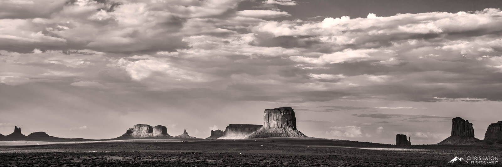 Monument Valley's stark beauty is the home to numerous Navajo families, and was the backdrop for many movies in the heydey of...