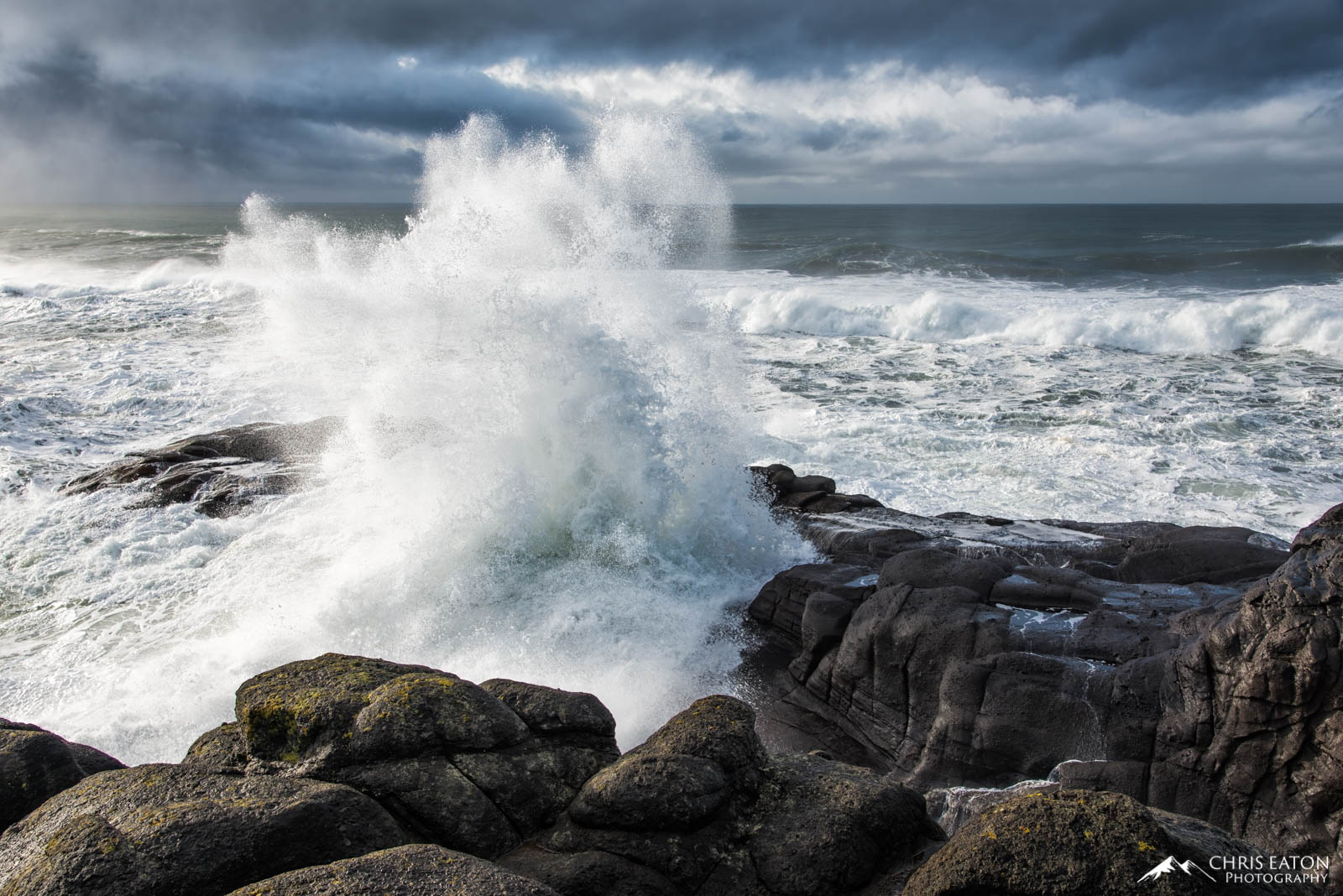 Crashing at Boiler Bay I Winter is the time for crashing waves along the Oregon Coast, and Boiler Bay earns it name when winter storms roll in from the...